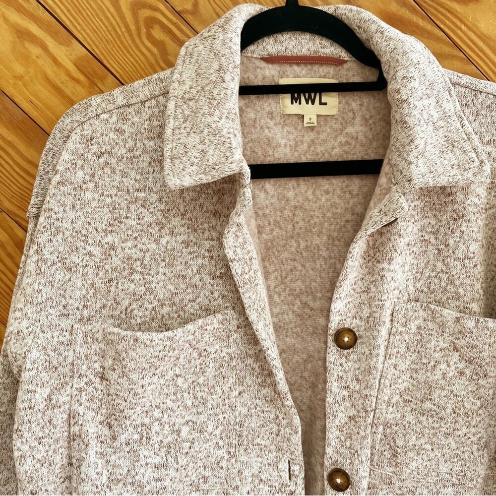 Madewell Sweater Fleece Shirt Jacket - Picture 4 of 10